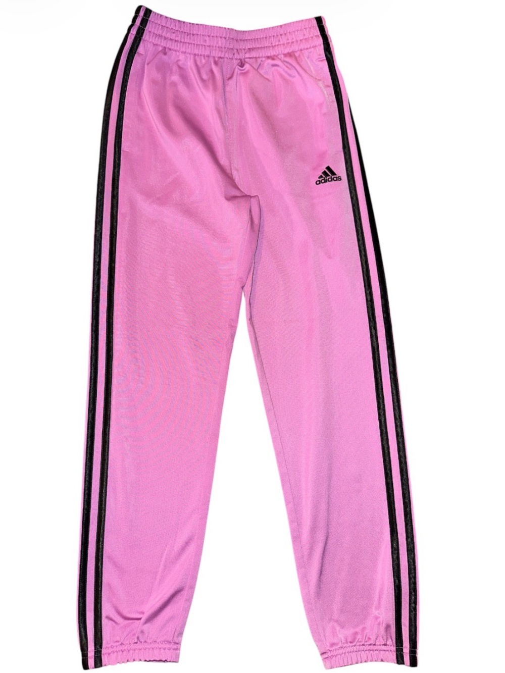 Kids Adidas Pink 3-Stripe Jogger Track Pants